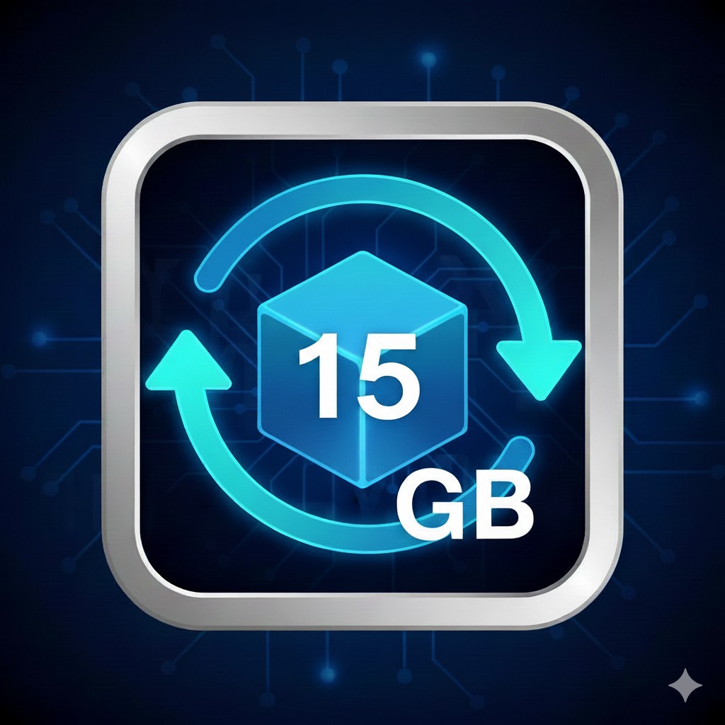 15GB Storage