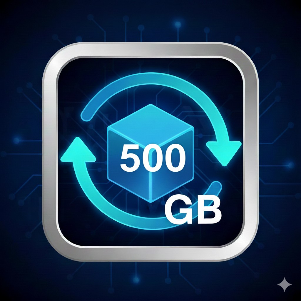 500GB Storage